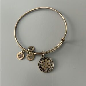 Alex and Ani Gold Charm Bangle Bracelet